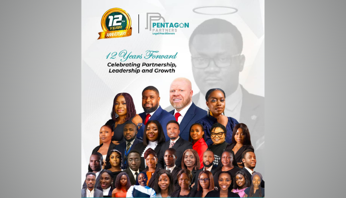 Pentagon Partners Legal Practitioners at Age Twelve (12)